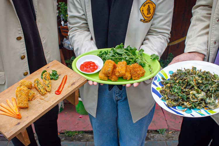 Inovasi Hasil Olahan Urban Farming Kampoeng Pintar Oase Tembok Gede, Ada Nugget Sayur hingga Keripik