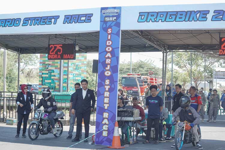 Tekan Balap Liar, IMI Sidoarjo Gelar Dragbike Street Race 2024