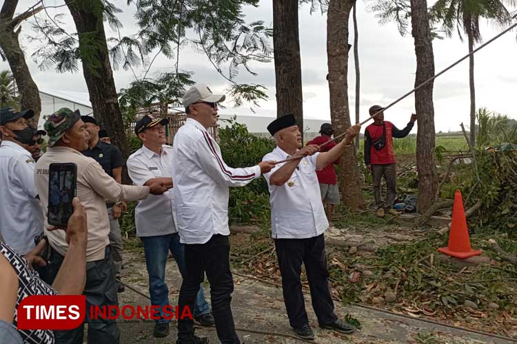 Dimulai Clearing, Bupati Pastikan Kesiapan Pekerjaan Jalan Gondanglegi-Balekambang