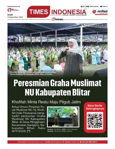 Edisi Rabu, 4 September 2024: E-Koran, Bacaan Positif Masyarakat 5.0