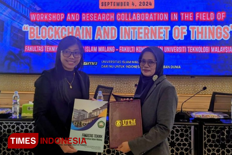 Usai penandatanganan Letter of Intent (LoI) kerjasama Unisma Malang dengan University Teknologi Malaysia. (FOTO: AJP TIMES Indonesia)