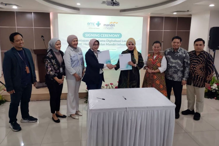Kemitraan Keberlanjutan, Mandiri Inhealth dan EMC Healthcare (Foto: Jaya)