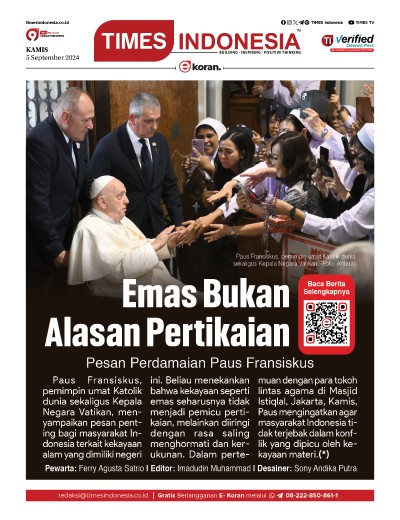 Edisi Kamis, 5 September 2024: E-Koran, Bacaan Positif Masyarakat 5.0