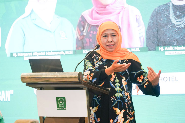 Konferwil XVI Fatayat NU Jatim, Khofifah: Jadilah Enabler Leader dan Game Changer