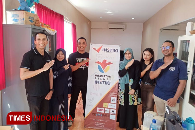 Delegasi P2KIB Unisma Malang mengikuti kegiatan sharing sessions di Inbis Instiki Bali. (FOTO: AJP TIMES Indonesia)