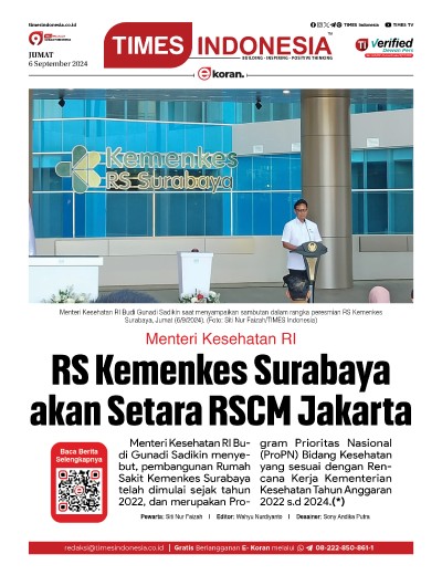 Edisi Jumat, 6 September 2024: E-Koran, Bacaan Positif Masyarakat 5.0