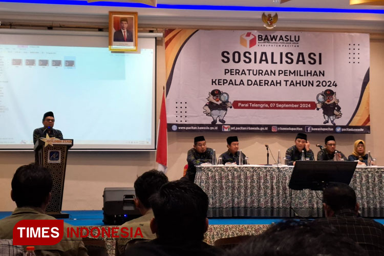 Bawaslu Pacitan Ajak Panwaslu, PPK, dan Parpol Jaga Integritas Pemilu