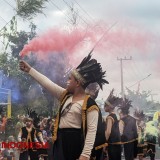 SDI Hasanuddin Dilem 01 Malang Meriahkan Karnaval 17 Agustus,  Parade Bertema Suku Dayak