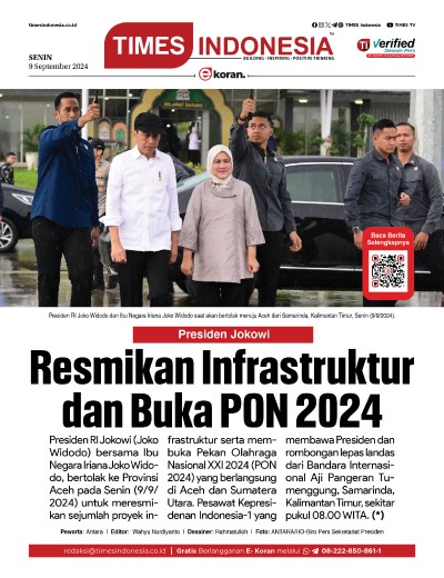 Edisi Senin, 9 September 2024: E-Koran, Bacaan Positif Masyarakat 5.0