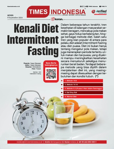 Edisi Senin, 9 September 2024: E-Koran, Bacaan Positif Masyarakat 5.0