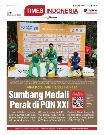 Edisi Senin, 9 September 2024: E-Koran, Bacaan Positif Masyarakat 5.0