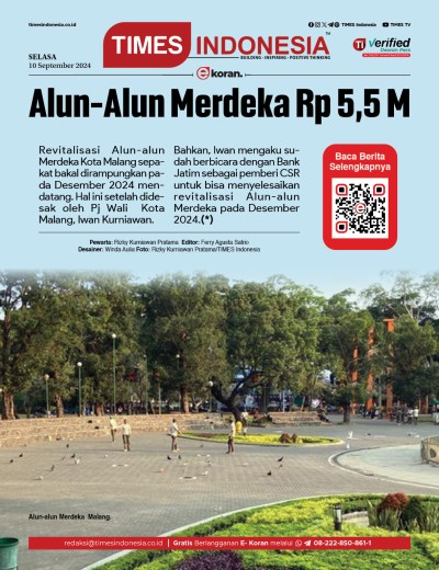 Edisi Selasa, 10 September 2024: E-Koran, Bacaan Positif Masyarakat 5.0