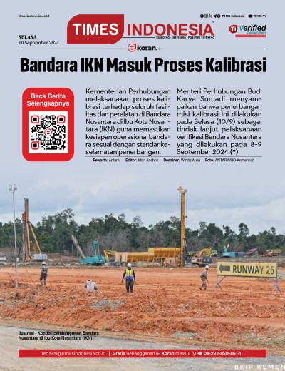 Edisi Selasa, 10 September 2024: E-Koran, Bacaan Positif Masyarakat 5.0