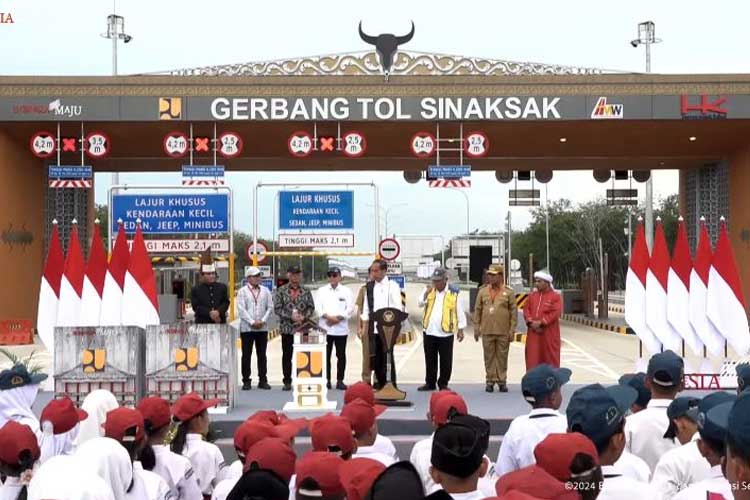 Presiden RI Jokowi Resmikan Jalan Tol Binjai-Langsa dan Kuala Tanjung-Tebing Tinggi-Parapat