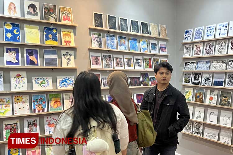 Pameran Seni Art On Postcar(t)d Hadir di Universitas Brawijaya, Siap Go Internasional