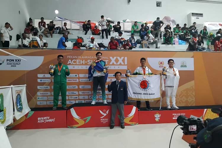 Altet Hapkido Jatim, Angga Galih Hemanto mendapatkan medali perak dalam perhelatan PON XXI Aceh - Sumut 2024, Rabu (11/9/2024). (Foto: Dok. Hapkido Jatim for TIMES Indonesia)