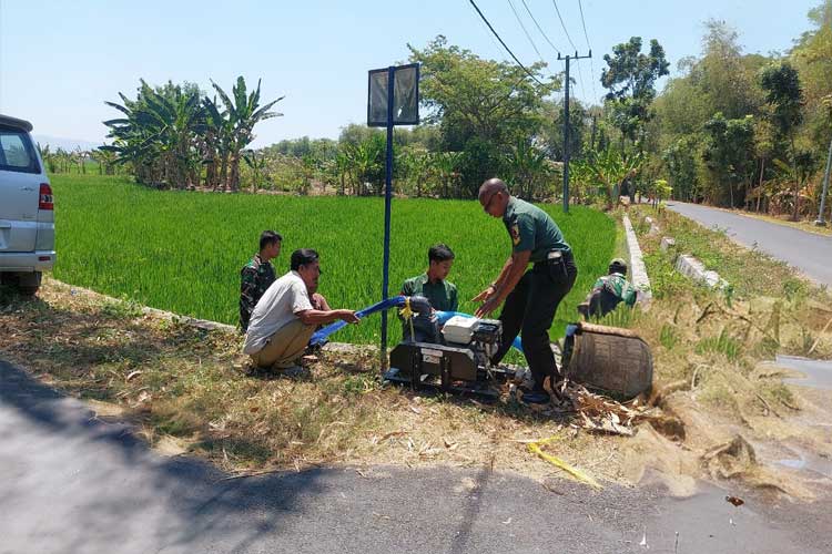 Monitoring Bantuan Pompa di Kabupaten Tuban