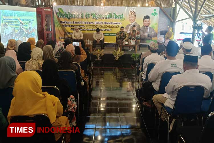 Barisan Santri Deklarasi Dukung Ra Hamid dan Ra As’ad di Pilkada Bondowoso