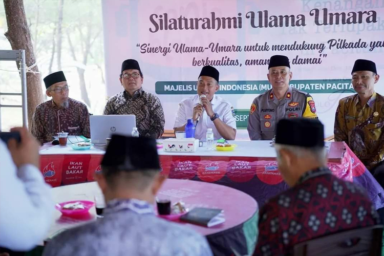 Pertemuan ulama-umara membahas Pilkada 2024 di Pacitan aman dan damai. (FOTO: Prokopim Pemkab Pacitan)