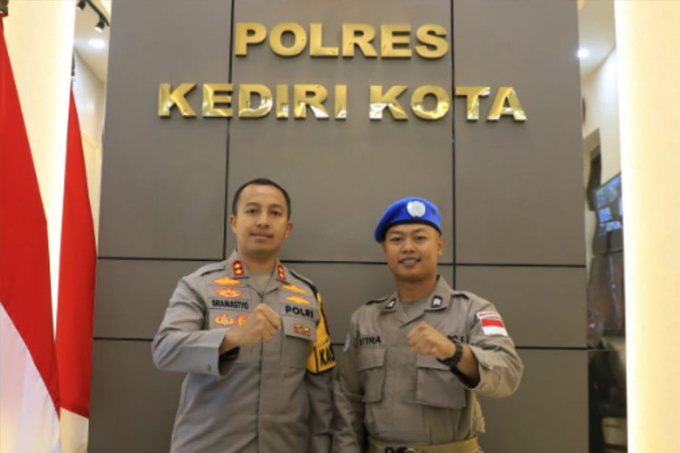Anggota Satlantas Polres Kediri Kota Ambil Bagian Dalam Misi Perdamaian PBB