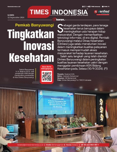 Edisi Kamis, 12 September 2024: E-Koran, Bacaan Positif Masyarakat 5.0