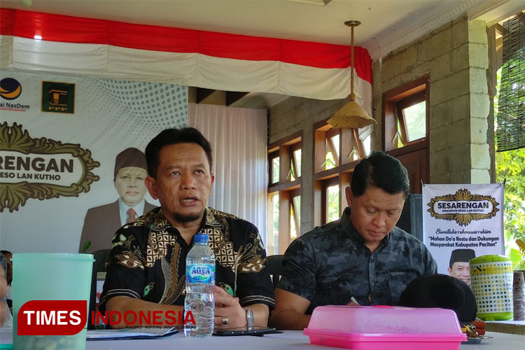 Calon Bupati Pacitan, Ronny Wahyono nekat maju pada Pilkada 2024 meski tak kantongi rekom dari DPP Demokrat. (FOTO: Yusuf Arifai/TIMES Indonesia)