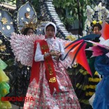 Peringati Maulid Nabi Muhammad, SDN 4 Gadang Gelar Kirab Gunungan dan Fashion Daur Ulang