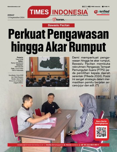 Edisi Jumat, 13 September 2024: E-Koran, Bacaan Positif Masyarakat 5.0