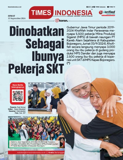 Edisi Jumat, 13 September 2024: E-Koran, Bacaan Positif Masyarakat 5.0