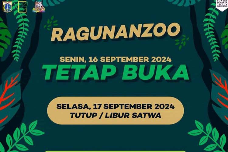 Ubah Jadwal Tutupnya, Taman Margasatwa Ragunan Buka Hari Senin