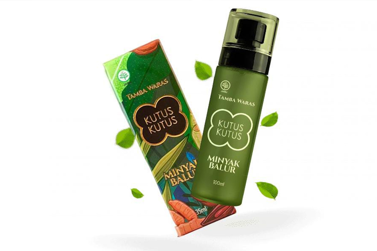 Minyak berkhasiat Kutus Kutus dengan tampilan barunya bisa membuat pembeli lebih mudah membedakan dengan produk palsu. (Foto: Istimewa)