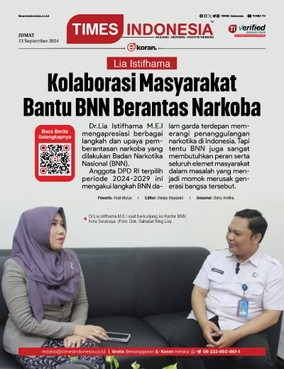 Edisi Jumat, 13 September 2024: E-Koran, Bacaan Positif Masyarakat 5.0