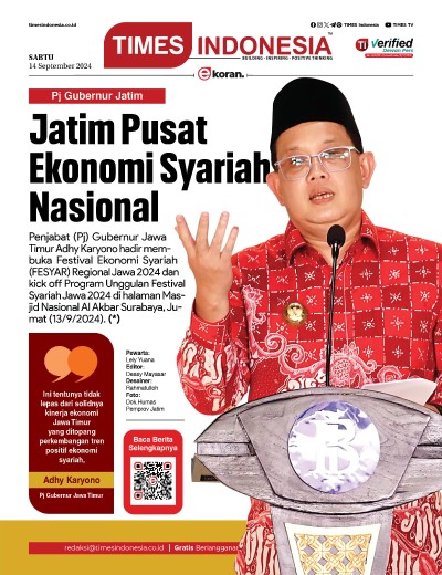 Edisi Sabtu, 14 September 2024: E-Koran, Bacaan Positif Masyarakat 5.0