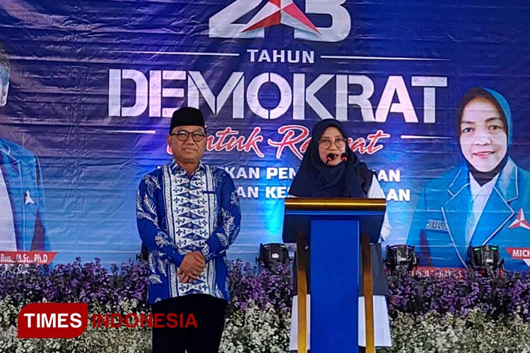 Antusiasme Masyarakat di HUT Partai Demokrat Banyuwangi, Ipuk-Mujiono Optimistis Menang