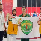 Atlet Taekwondo Bontang Sumbangkan Medali Perunggu di PON Aceh-Sumut