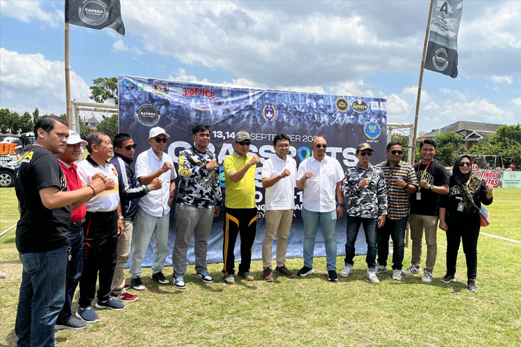 Bapera Yogyakarta menggelar Turnamen Sepak Bola Piala Bergilir Bapera Grassroots Bersinar (Bebas Narkoba), di Lapangan Kenari, Kota Yogyakarta, Sabtu (14/9/2024). (FOTO: Dok.bapera)
