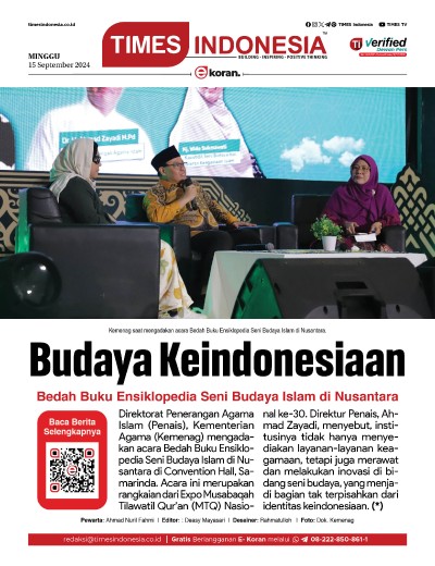 Edisi Minggu, 15 September 2024: E-Koran, Bacaan Positif Masyarakat 5.0