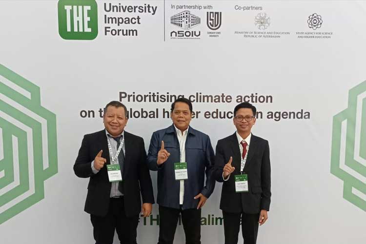 Unesa Jadi Satu-satunya Wakil Indonesia di THE University Impact Forum Azerbaijan