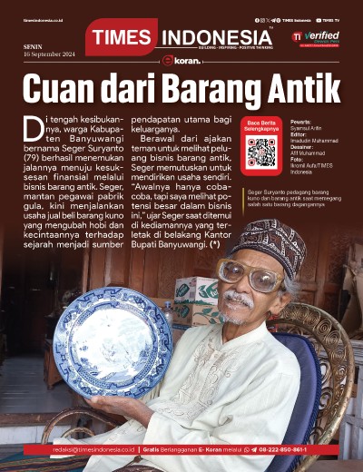 Edisi Senin, 16 September 2024: E-Koran, Bacaan Positif Masyarakat 5.0