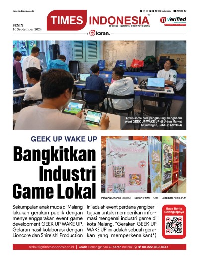 Edisi Senin, 16 September 2024: E-Koran, Bacaan Positif Masyarakat 5.0