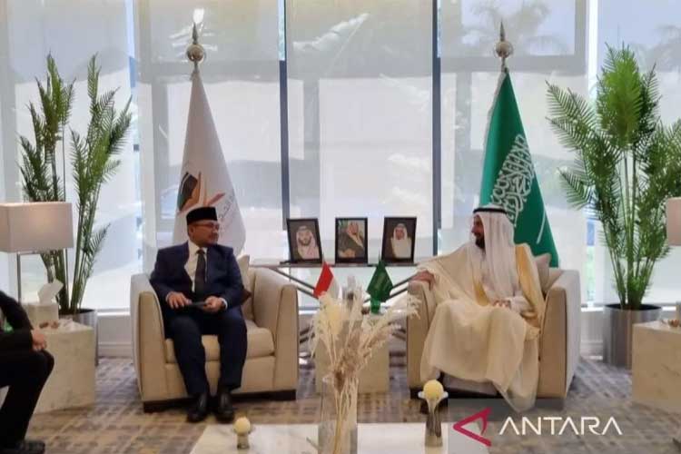 Menag Yaqut Bahas Pelaksanaan Haji 2025 bersama Menteri Haji Arab Saudi