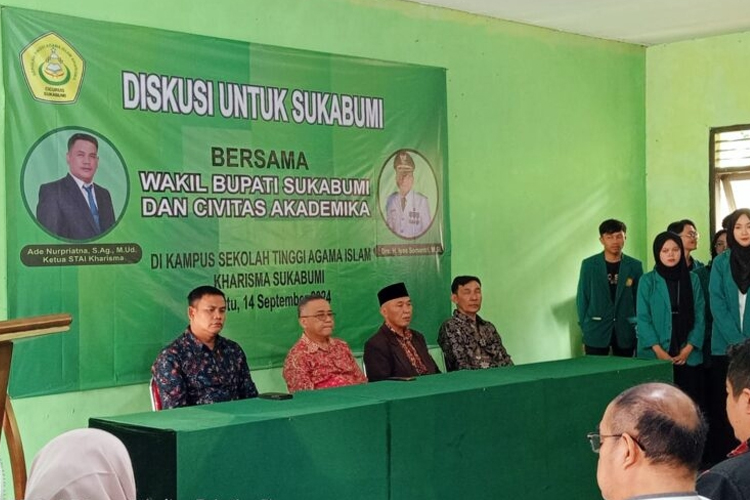 Kunjungi STAI Kharisma, Wabup Sukabumi Bicara Pentingnya Pembangunan