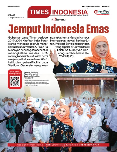 Edisi Selasa, 17 September 2024: E-Koran, Bacaan Positif Masyarakat 5.0