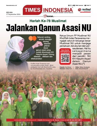 	Edisi Selasa, 17 September 2024: E-Koran, Bacaan Positif Masyarakat 5.0