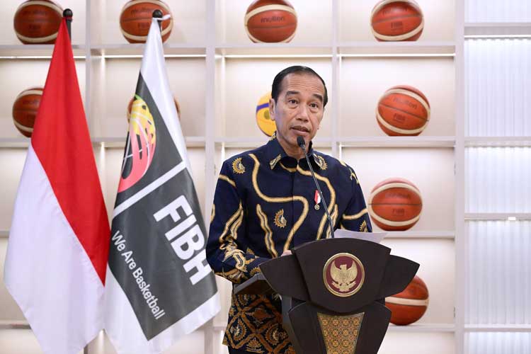 Presiden RI Jokowi Dorong Prestasi Basket Indonesia ke Level Dunia