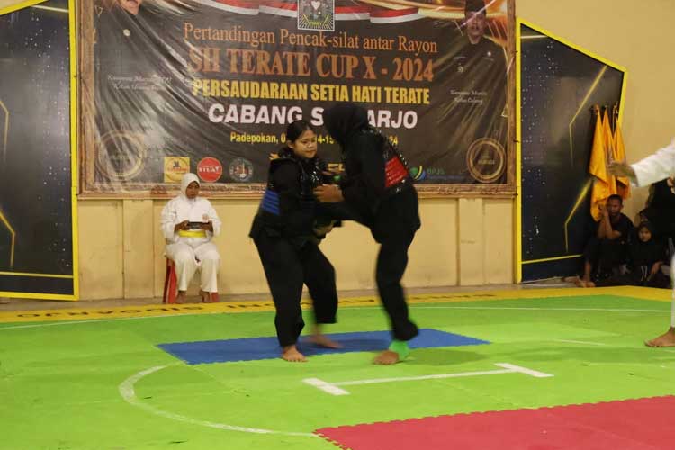 Cari Bibit Atlet, PSHT Sidoarjo Gelar Kejuaraan Pencak Silat SH Cup Ke X