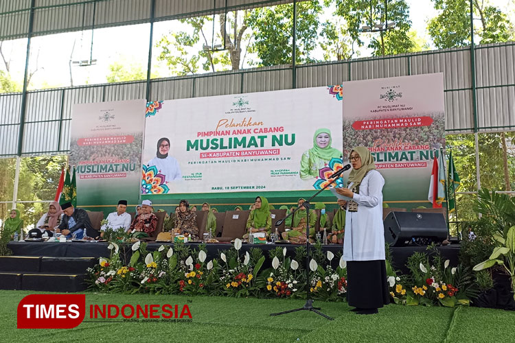 Pelantikan PAC Muslimat NU Banyuwangi, Perkuat Sinergi dengan Pemkab untuk Pendidikan Moral dan Sosial