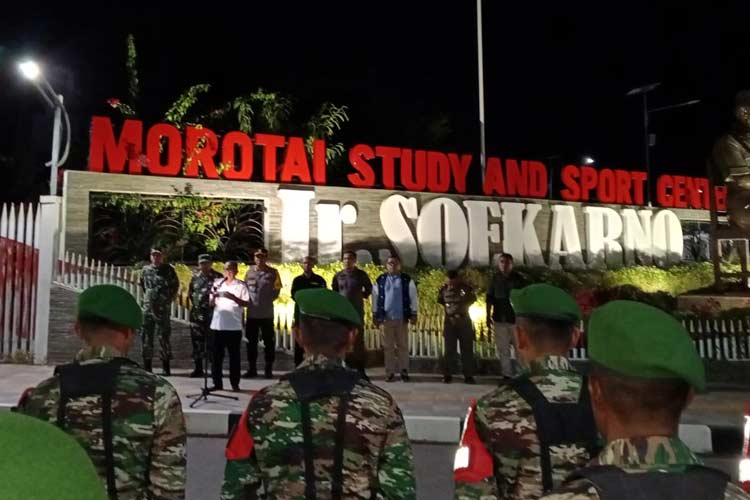 Pj Bupati Burnawan Pimpin Operasi Gabungan Pengamanan Pilkada Morotai 2024