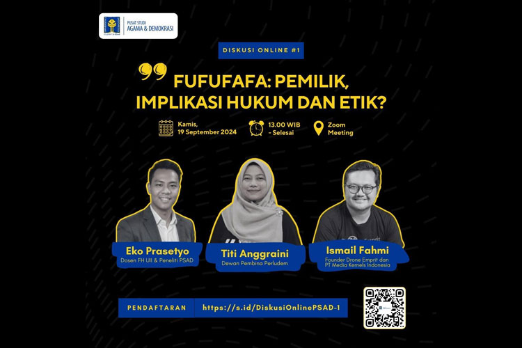 PSAD UII Adakan Diskusi Online Bahas Akun Fufufafa di Medsos