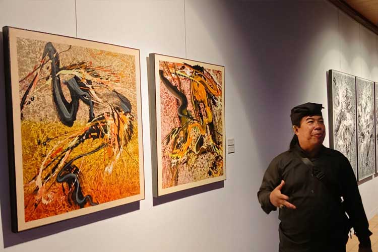 Mengupas Pameran Tunggal Made “Dolar” Astawa di Griya Santrian Sanur Bali